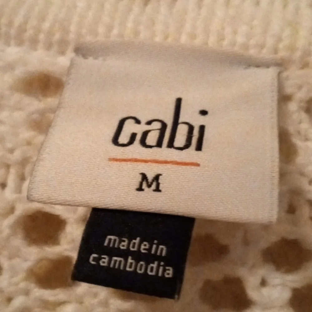 Cabi 6237 cardigan sweater/open stitch - Picture 3 of 6